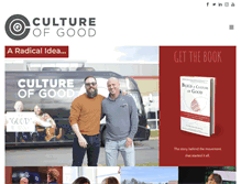 Tablet Screenshot of cultureofgood.com